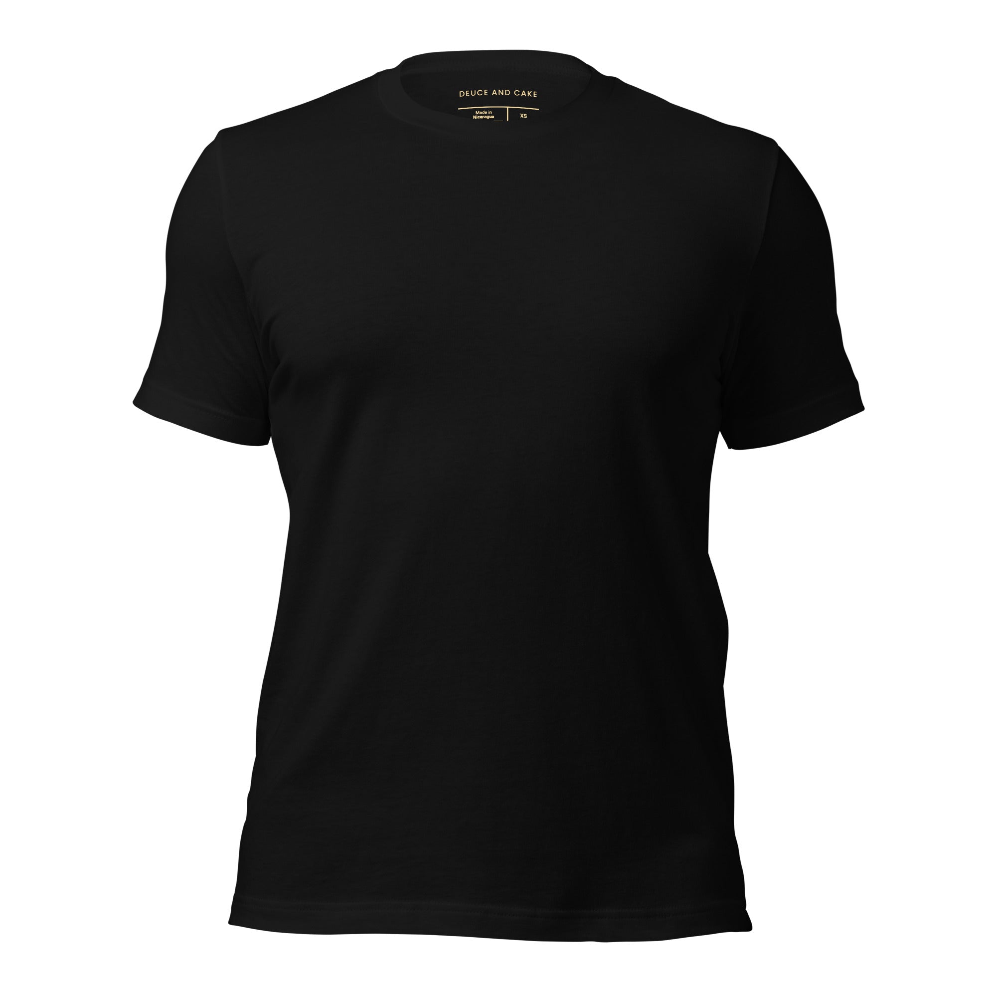 Black unisex t-shirt with the words, Path Optional on the back of the shirt